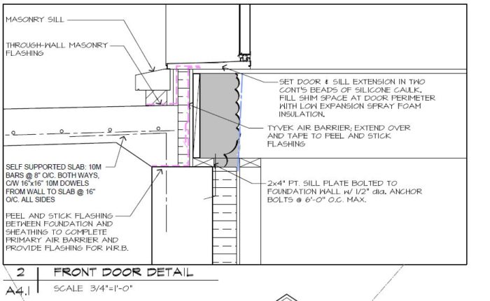 Exterior Detail Between Poured Porch/Cold Cellar and Main Floor? - GreenBuildingAdvisor